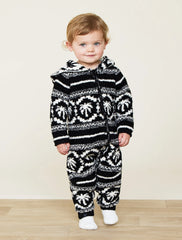 CozyChic® Baby Malibu Fair Isle Snow Suit