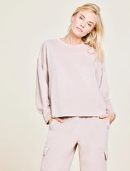 LuxeChic® Tucked Sweatshirt
