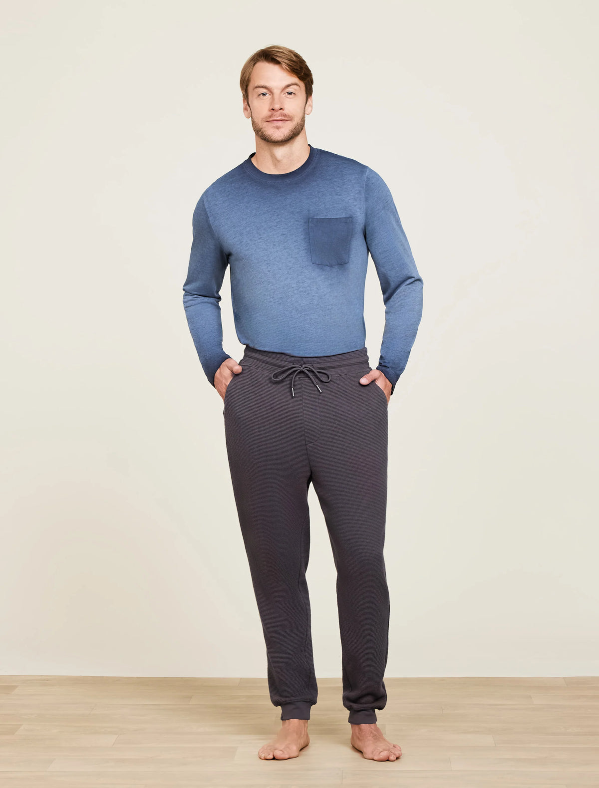 Malibu Collection® Waffle Knit Jogger