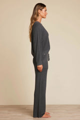 Luxeblend Waffle Knit Ankle Pant