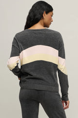 CozyChic Ultra Lite® Wavy Colorblock Pullover