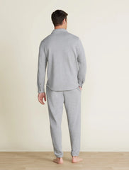 Malibu Collection® French Terry Jogger With Woven Placket