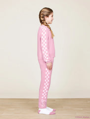CozyChic Ultra Lite® Youth Checkered Barbie™ Pullover