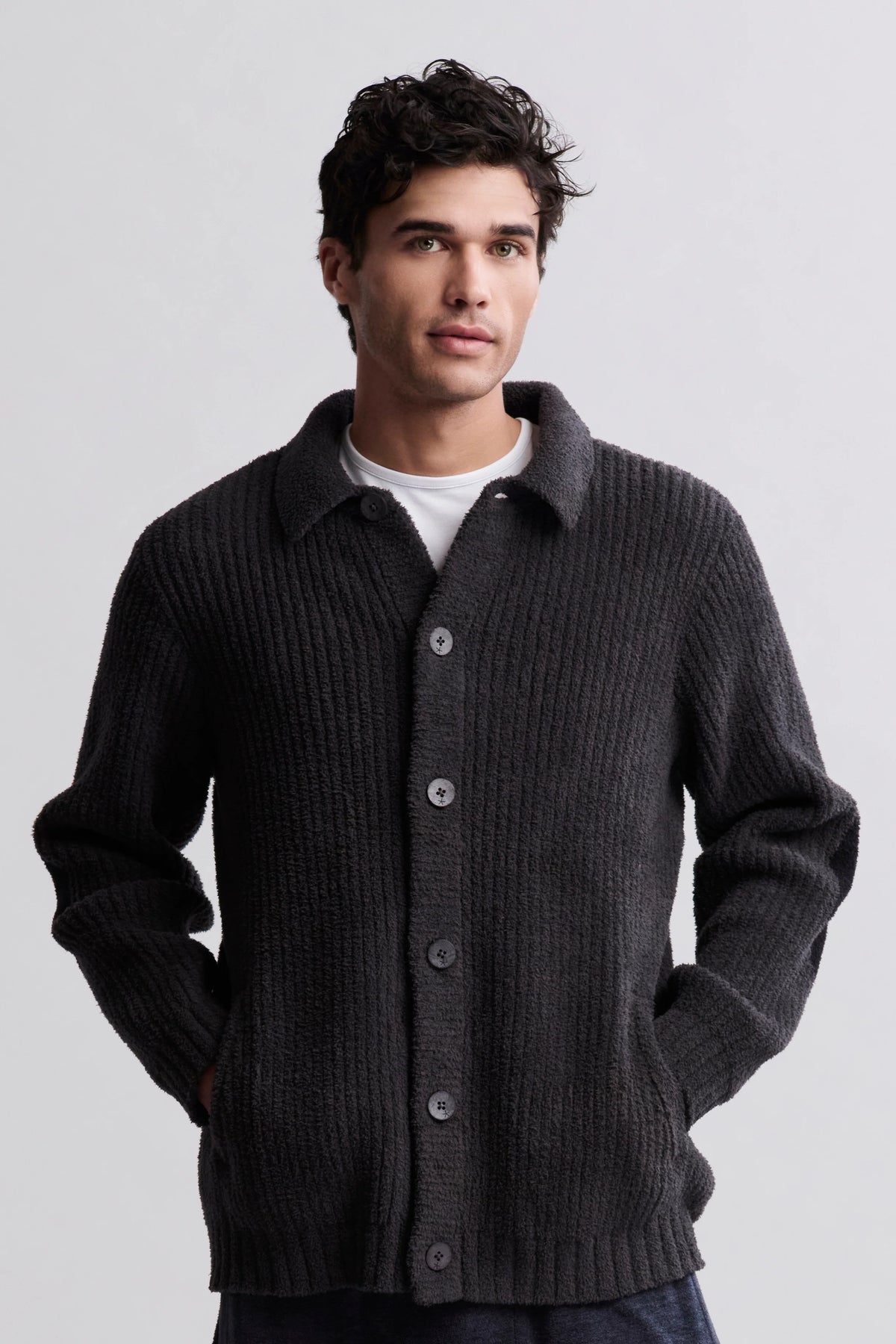 CozyChic® Elbow Patch Cardigan