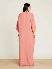 Malibu Collection® Sun Soaked Crinkle Cotton V-neck Caftan