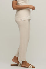 CozyChic Ultra Lite® Contrast Stripe Rib Ankle Pant