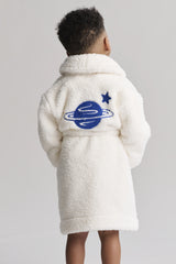 Brushed CozyChic® Toddler Embroidered Planet Robe