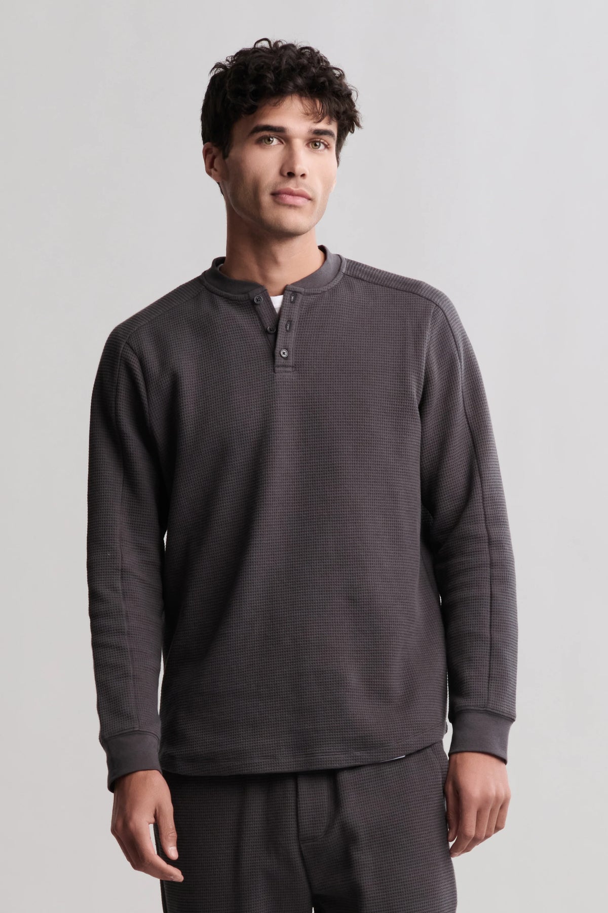 Waffle Thermal Henley