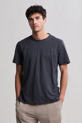 Malibu Collection® Slub Cut Neck T-Shirt