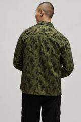 Cotton Twill Shirt Jacket