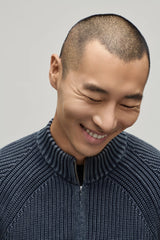 Sunbleach Zip Up Cardigan