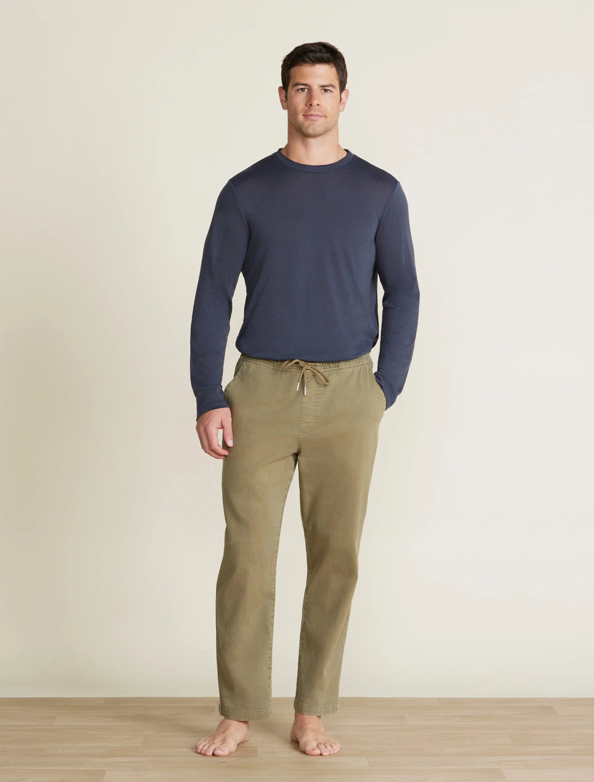 Malibu Collection® Woven Twill Relaxed Pant