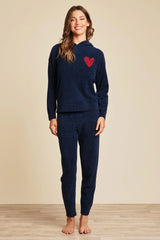 CozyChic Ultra Lite® Embroidered Heart Hoodie