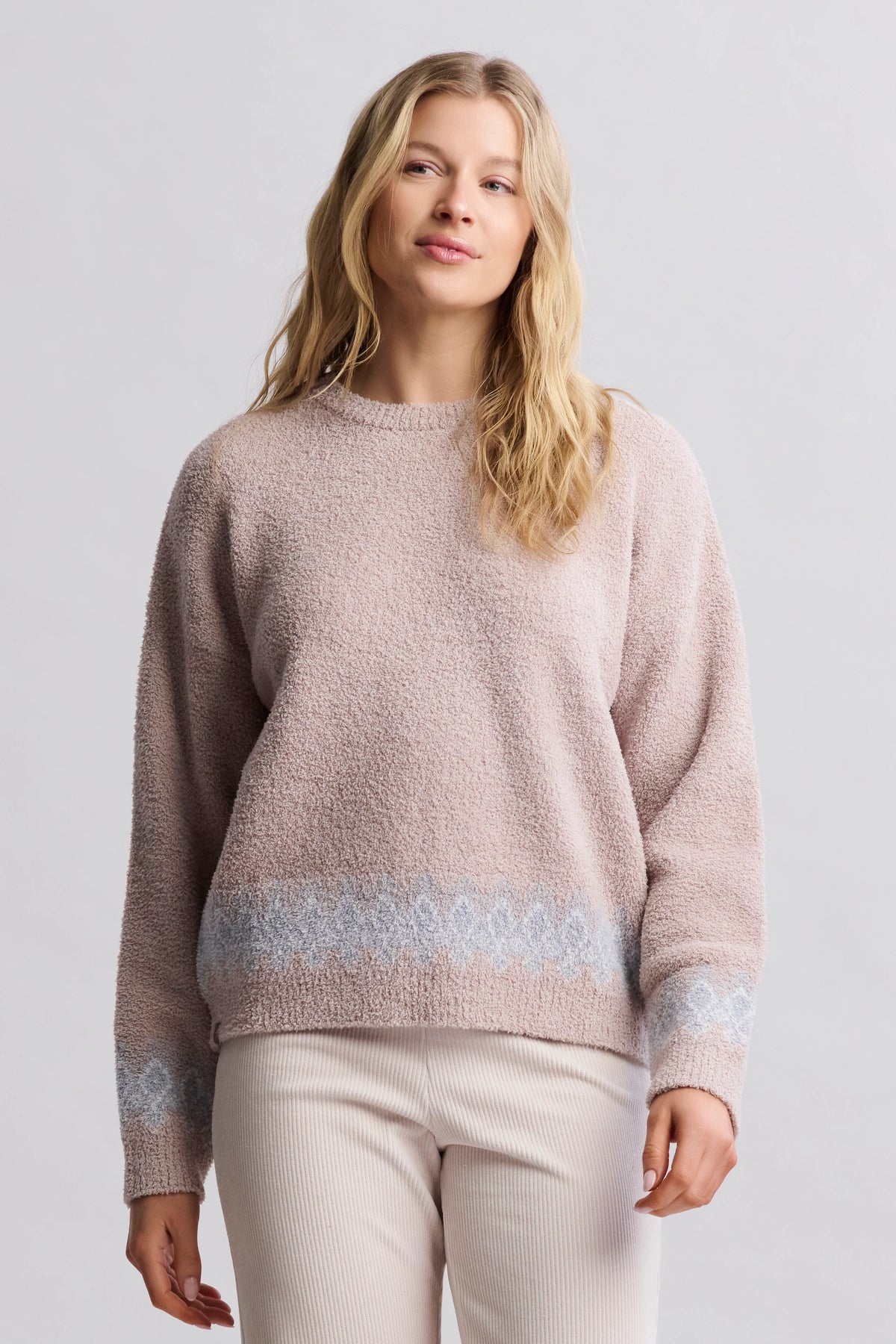 CozyChic® Fair Isle Pullover