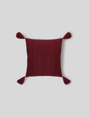 CozyChic® 20" Cable Pillow with Tassels