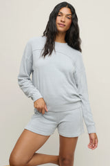CozyChic Ultra Lite® Seamed Pullover and Short Set