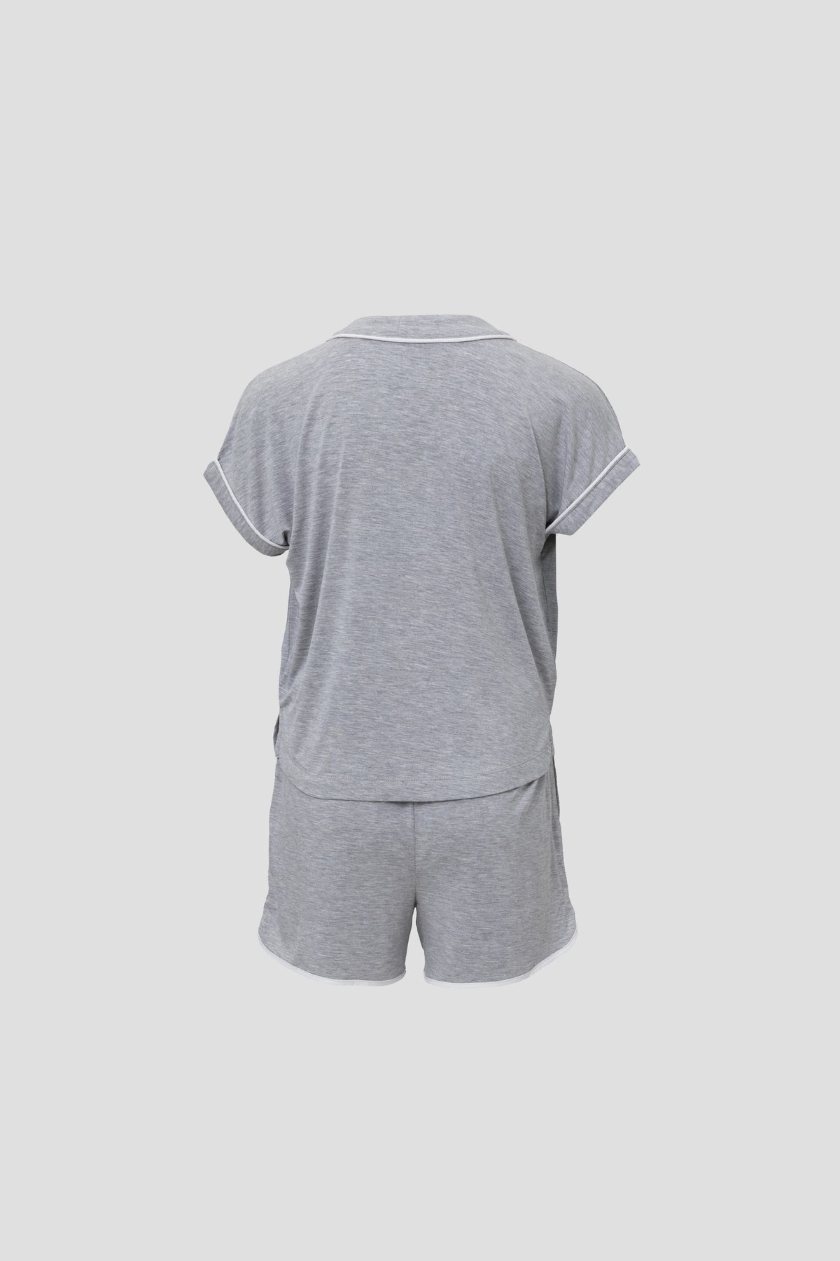 Malibu Collection® Youth Soft Jersey Piped Pj Set