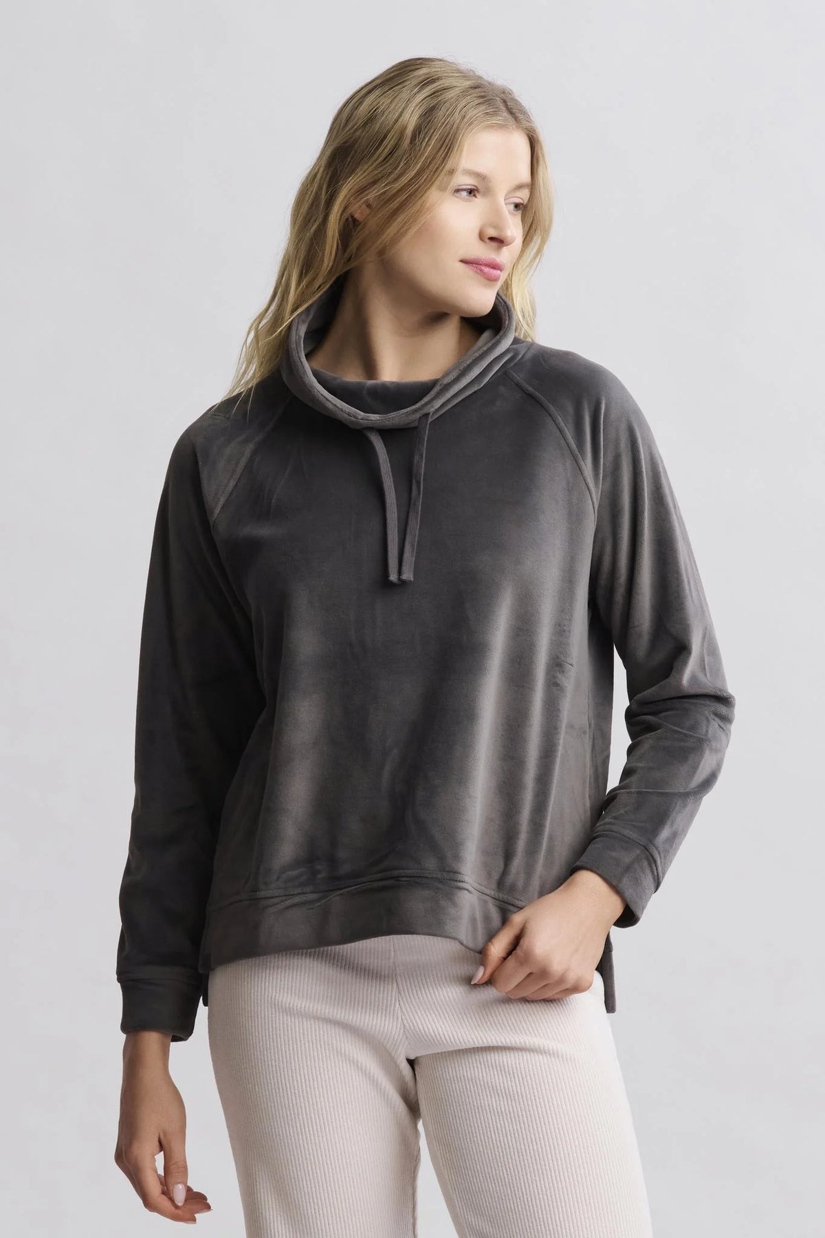 LuxeChic® Funnel Neck Pullover