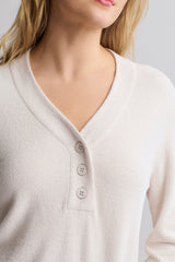 CozyChic Ultra Lite® Rib Back Placket Henley